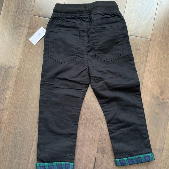 BNWT 2T fleece-lined twill pants - Picture 3 of 3